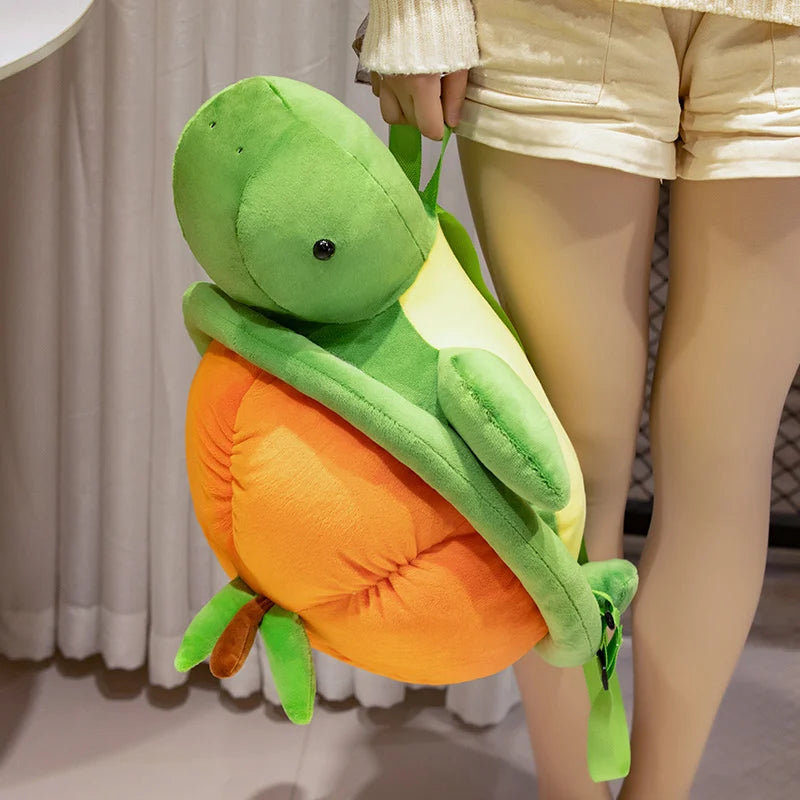 Shelly the Kawaii Capybara Turtle Backpack Snuggle Plushie