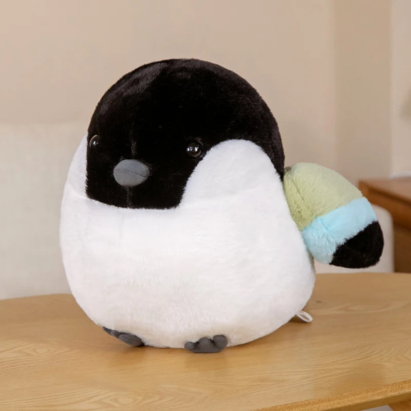 Pippin the Pudgy Round Sparrow Plush Pillow