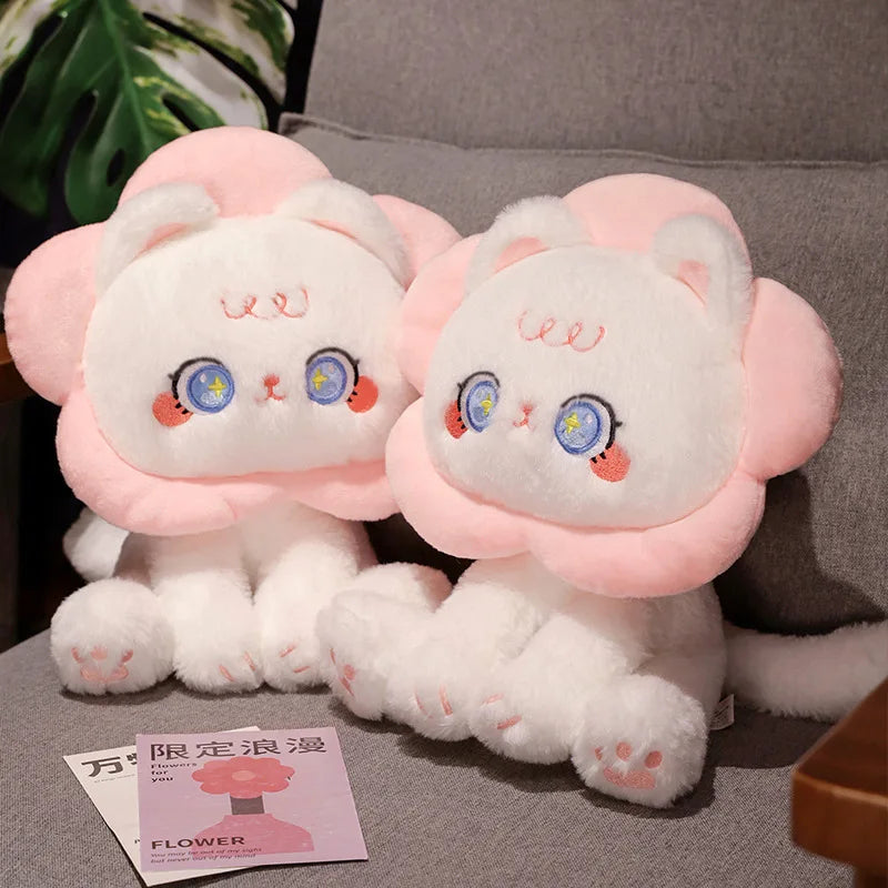 Blossom the Kawaii Floral Cat Plush