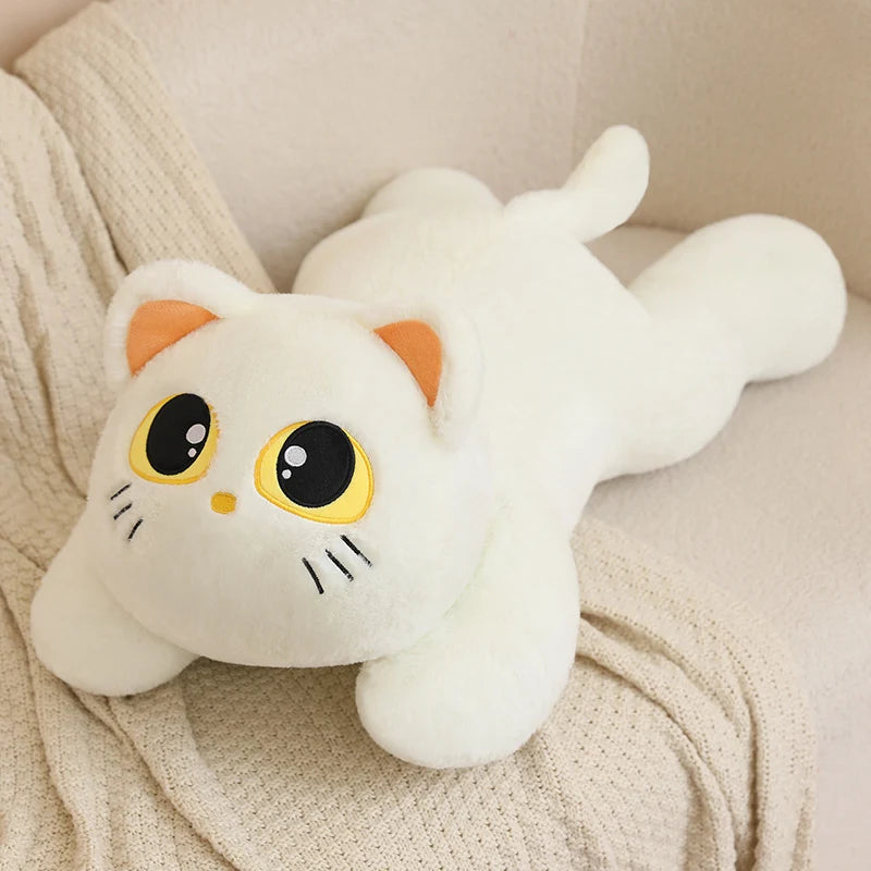 Luna the Kawaii Soft Lying Cat Plush Cushion