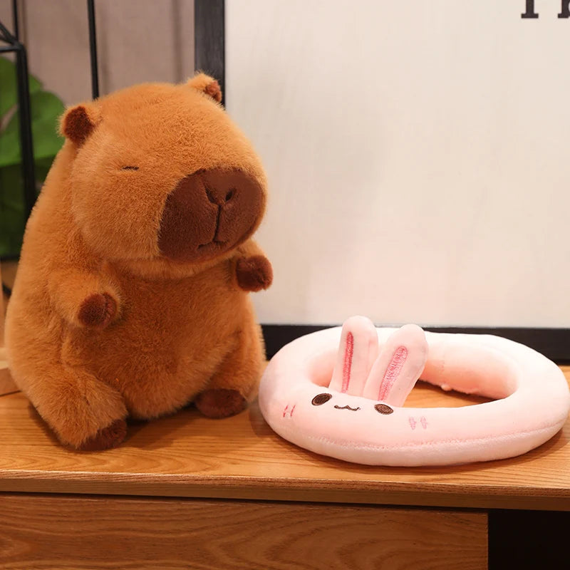Capy the Swimming Circle Dress-Up Capybara Plushie