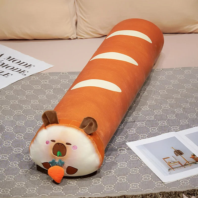 Capy the Long Bread Kawaii Capybara Sofa Plush Pillow
