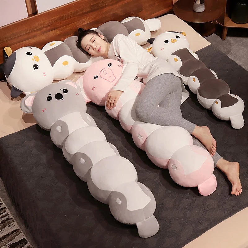 Snoozy Kawaii Long Cat Koala Elephant Sofa Snuggle Pillow
