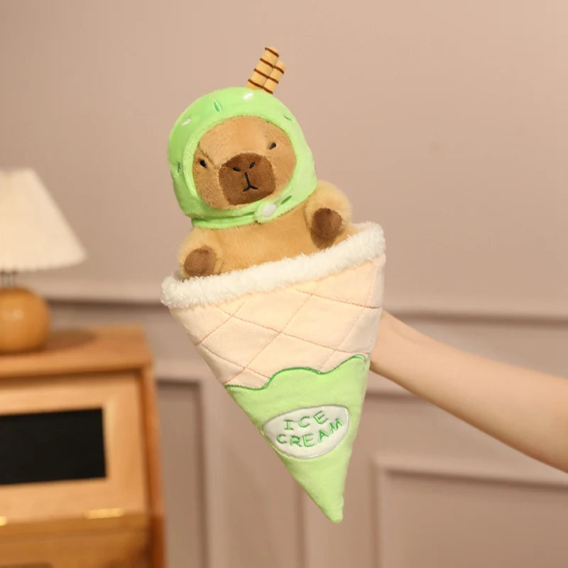 Capy the Colorful Ice Cream Kawaii Capybara Plushie