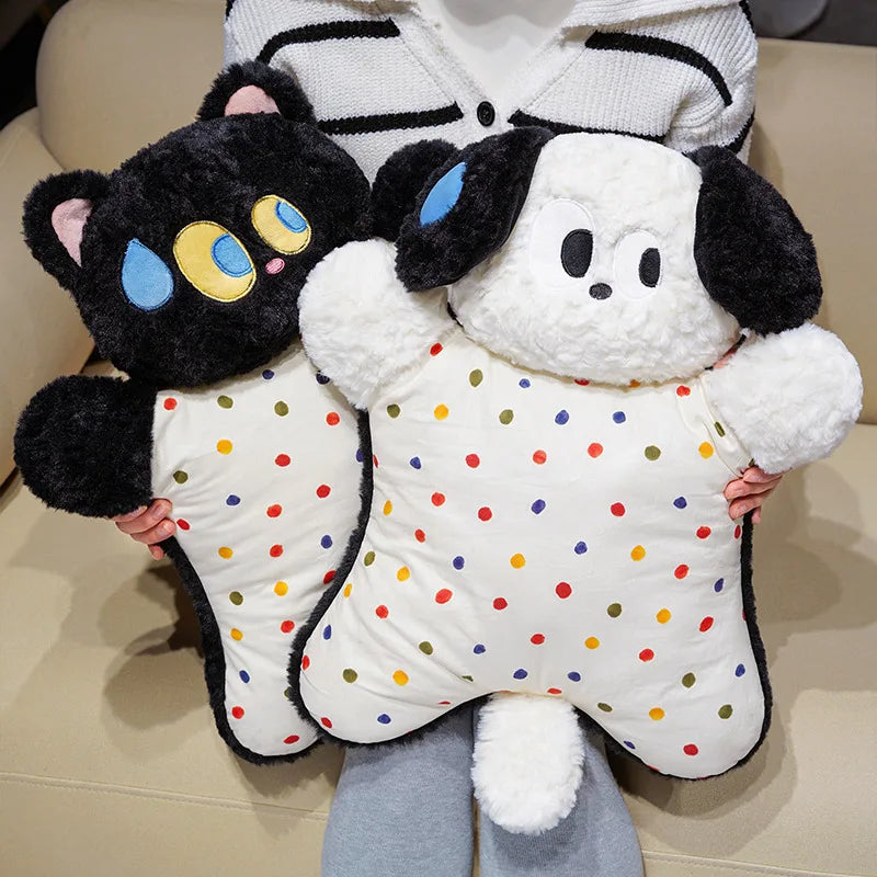 Squishy Big-Eyed Kawaii Dog Cat Snuggle Pillow
