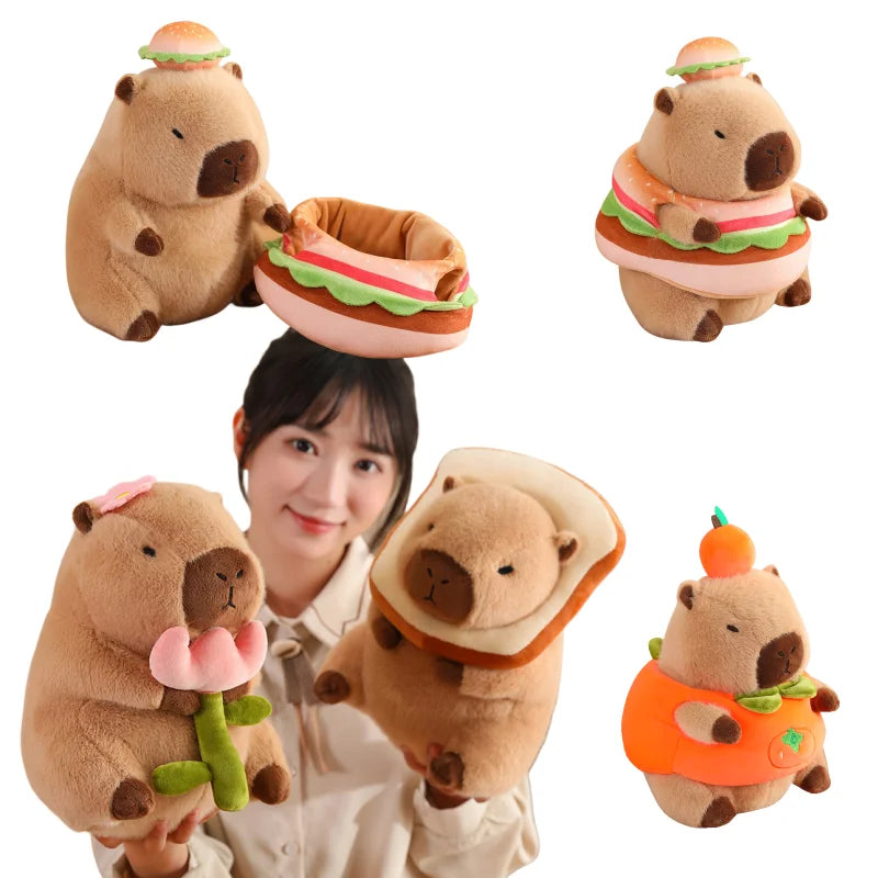Capy the Dreamy Dress-Up Kawaii Capybara Snuggle Plushie