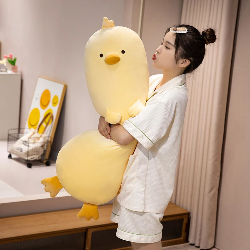 Ducky the Chonky Long Bolster Chick Pillow