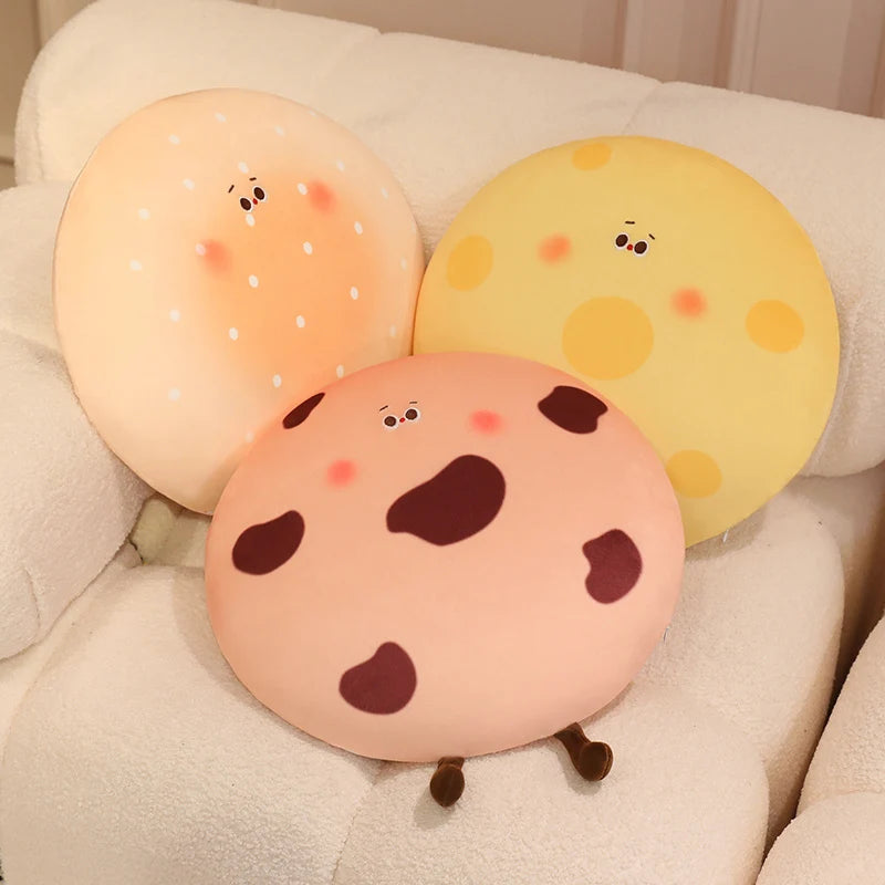 Cookie Stack Bread Seat Cushion Plushie