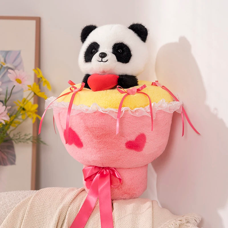 Bloom the Bouquet Kawaii Panda Plushie