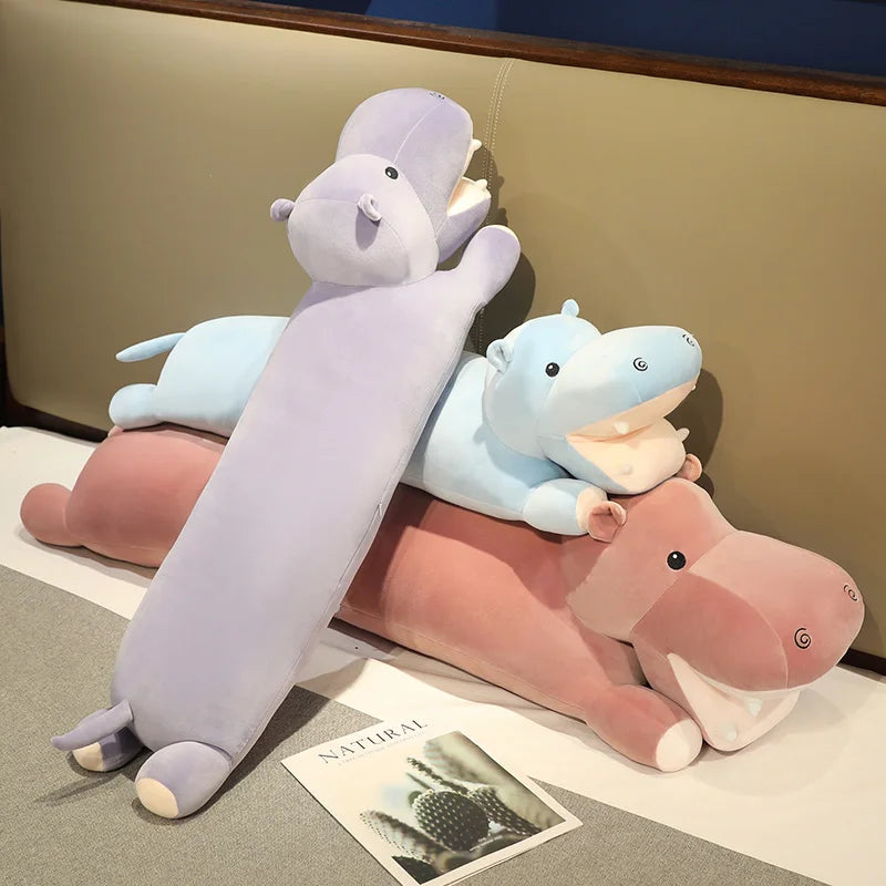 Humphrey the Giant Soft Kawaii Hippo Snuggle Plushie