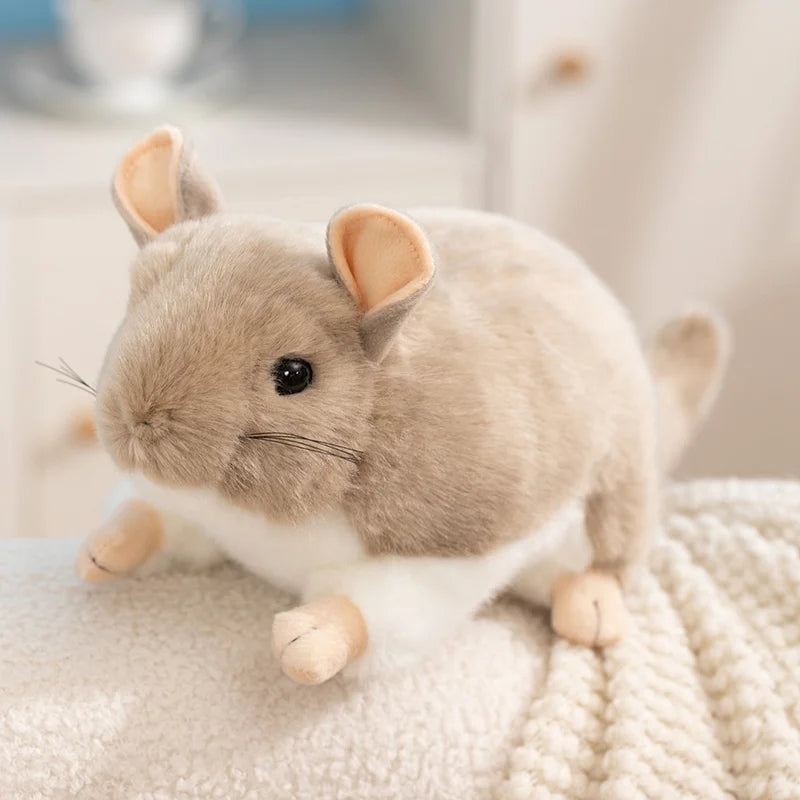 Lifelike Chubby Hamster Plushie