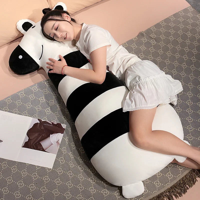 Long Kawaii Sleeping Penguin Pig Animal Snuggle Plush Pillow