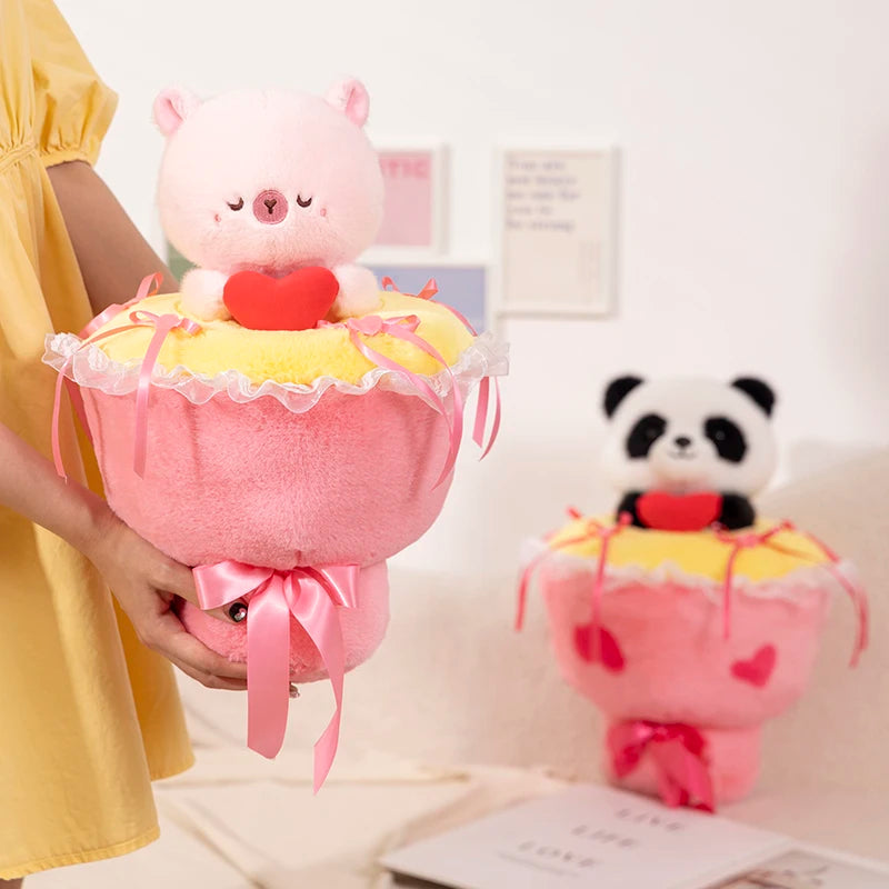 Bloom the Bouquet Kawaii Panda Plushie