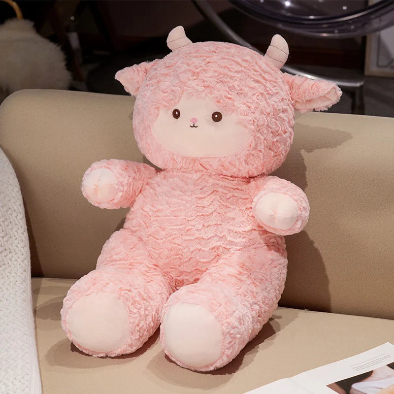 Woolly the Squishy White Lamb Farm Sheep Huggable Plushie
