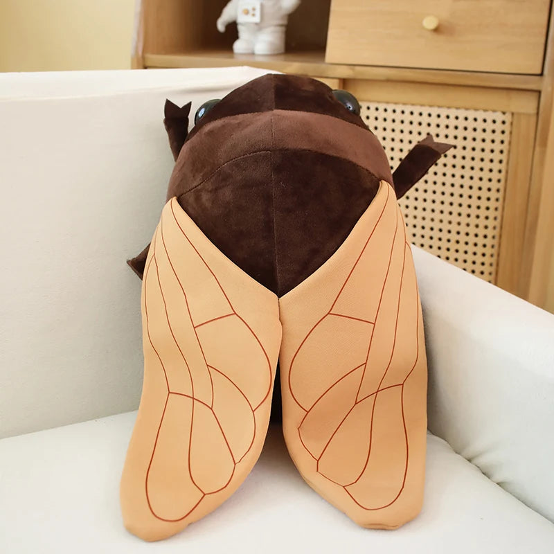 Cicada the Lifelike Insect Stuffed Plush Back Cushion