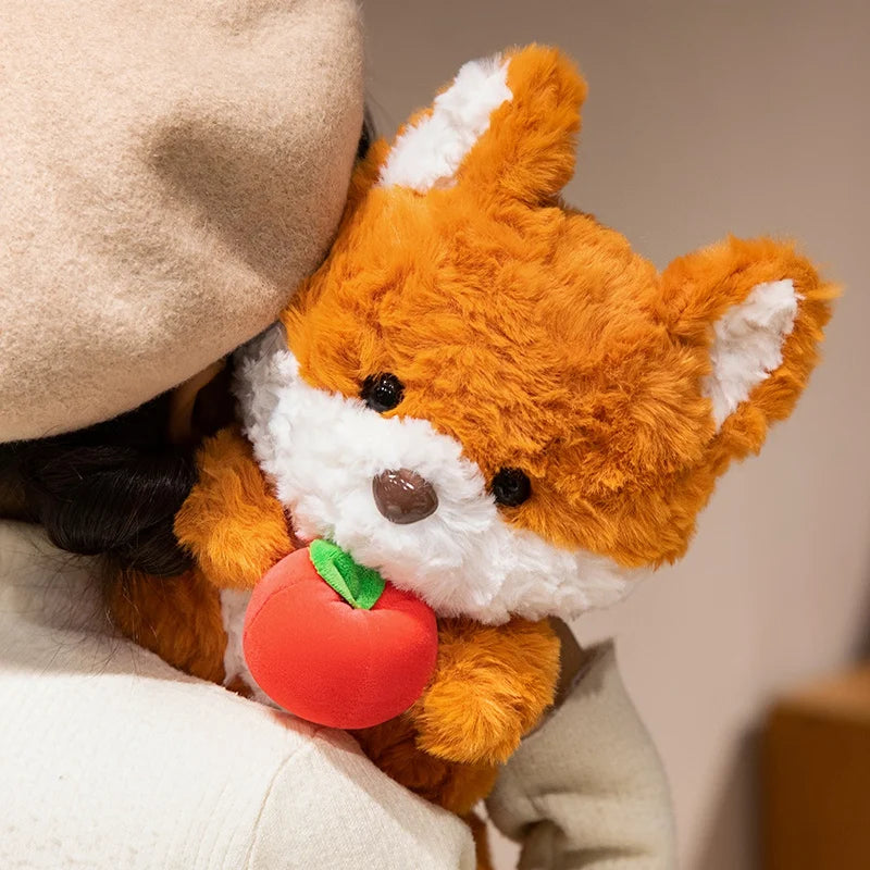 Hazel the Kawaii Fox and Squirrel Fruit Plush