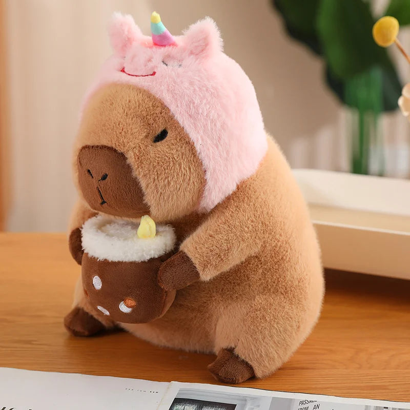 Capy the Dreamy Dress-Up Kawaii Capybara Snuggle Plushie