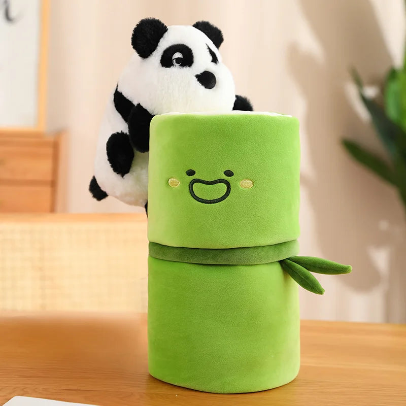 Bamboo Hugger Kawaii Panda Snuggle Plushie