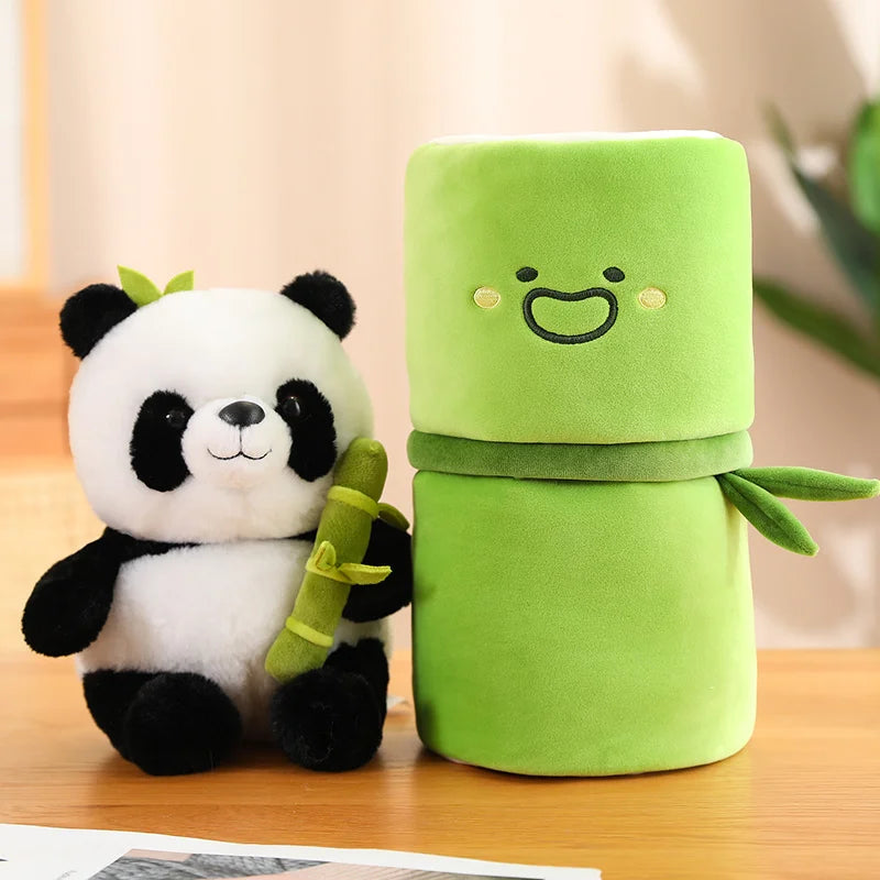 Bamboo Hugger Kawaii Panda Snuggle Plushie