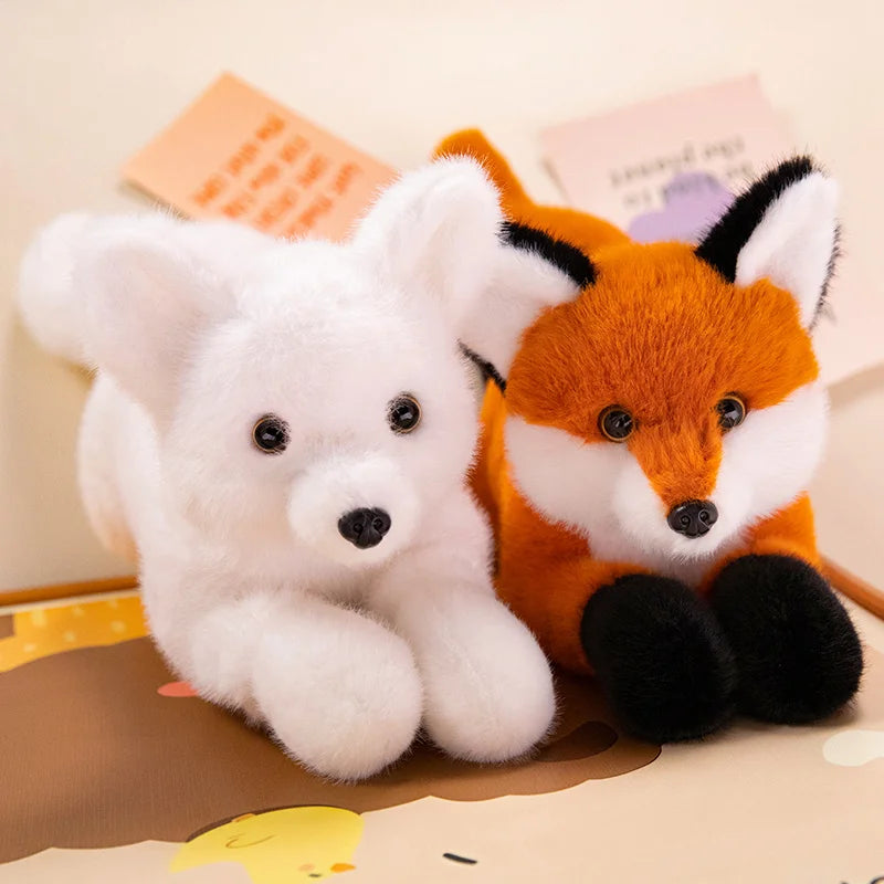 Amber the Fluffy Long-Tail Kawaii Fox Snuggle Plushie