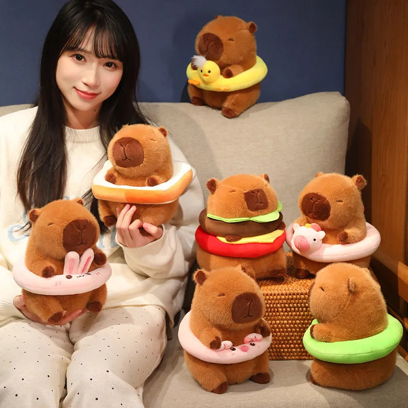 Capy the Swimming Circle Dress-Up Capybara Plushie