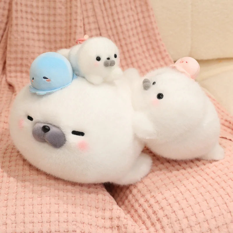 Cozy Seal & Octopus Snuggle Plush Duo