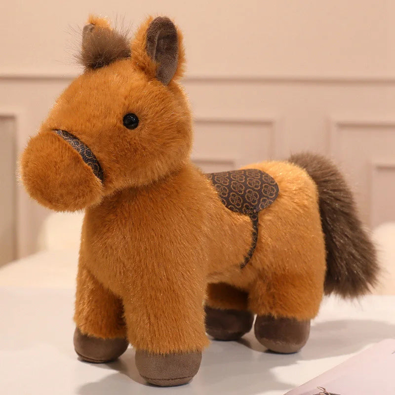 Chestnut the Super Realistic Lying Horse Plush Plushie