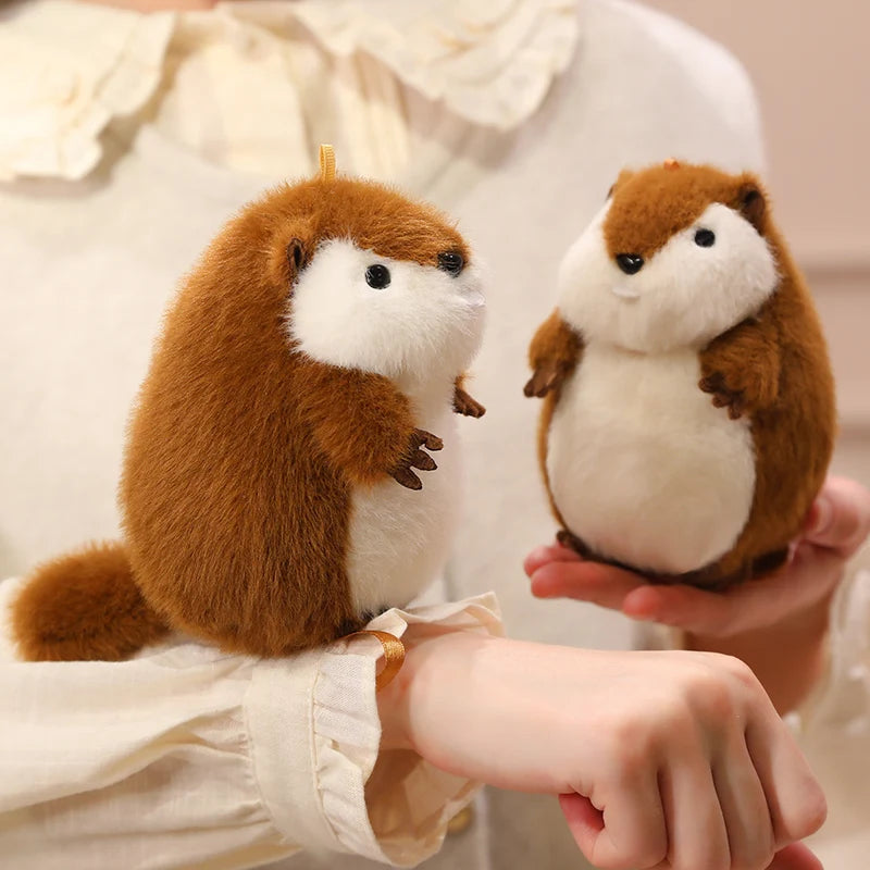 Kawaii Groundhog Marmot Snuggle Plushie