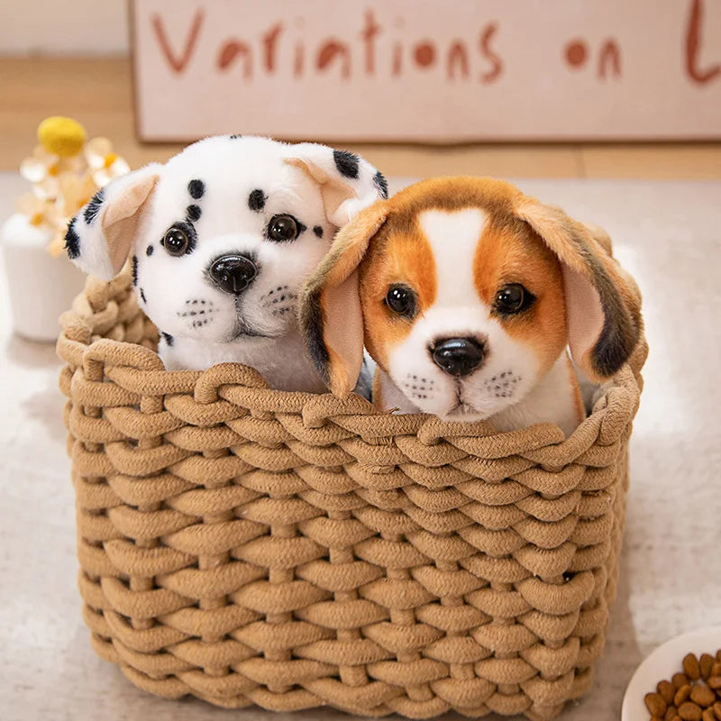 Dotty the Kawaii Spotted Dalmatian Puppy Snuggle Plushie