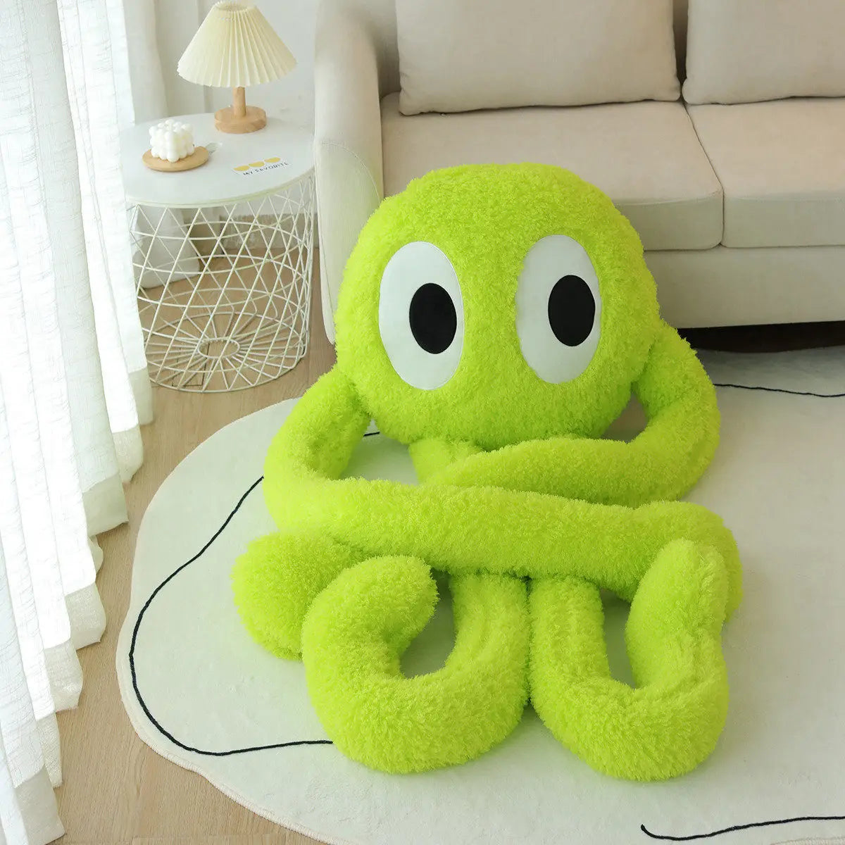 Inky the Giant Fuzzy Kawaii Octopus Snuggle Plushie