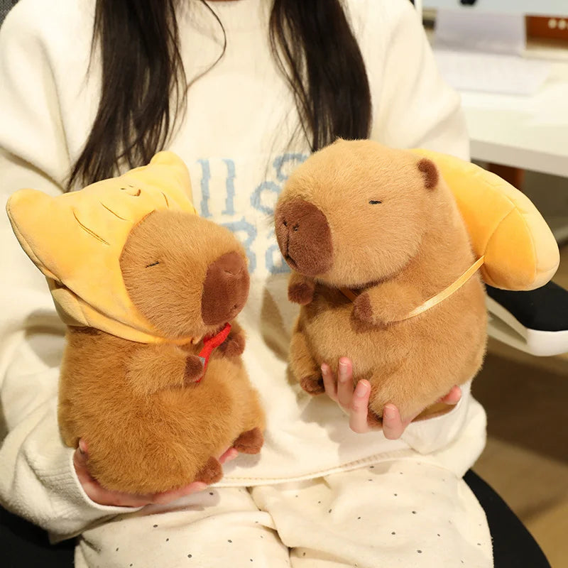 Capy the Toast Croissant Bread Room Capybara Plushie
