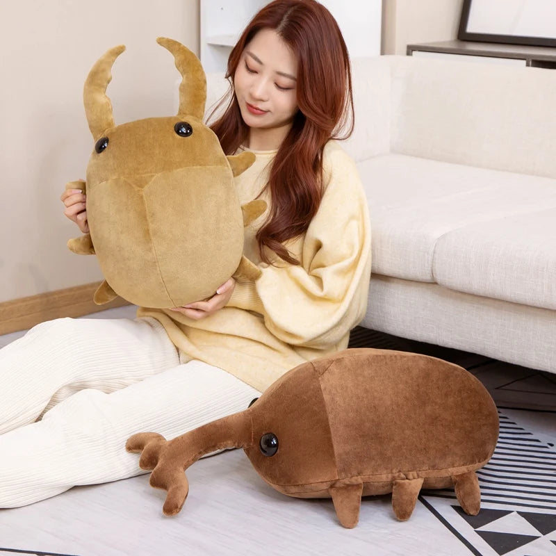 Bumble the Kawaii Beetle Plush Pillow