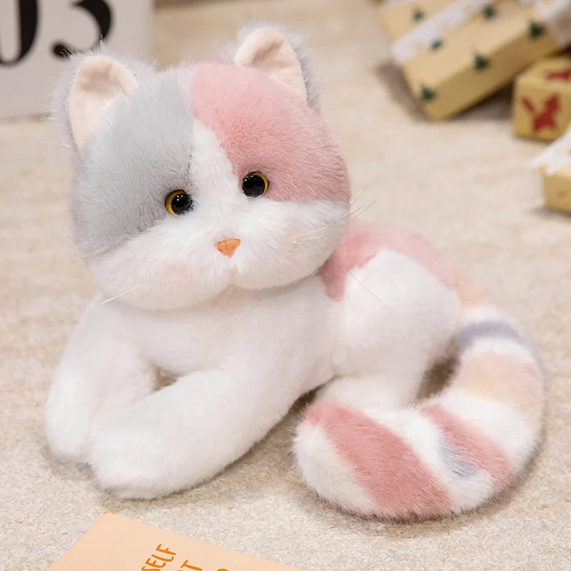 Napping Kitten Snuggle Plush Pillow
