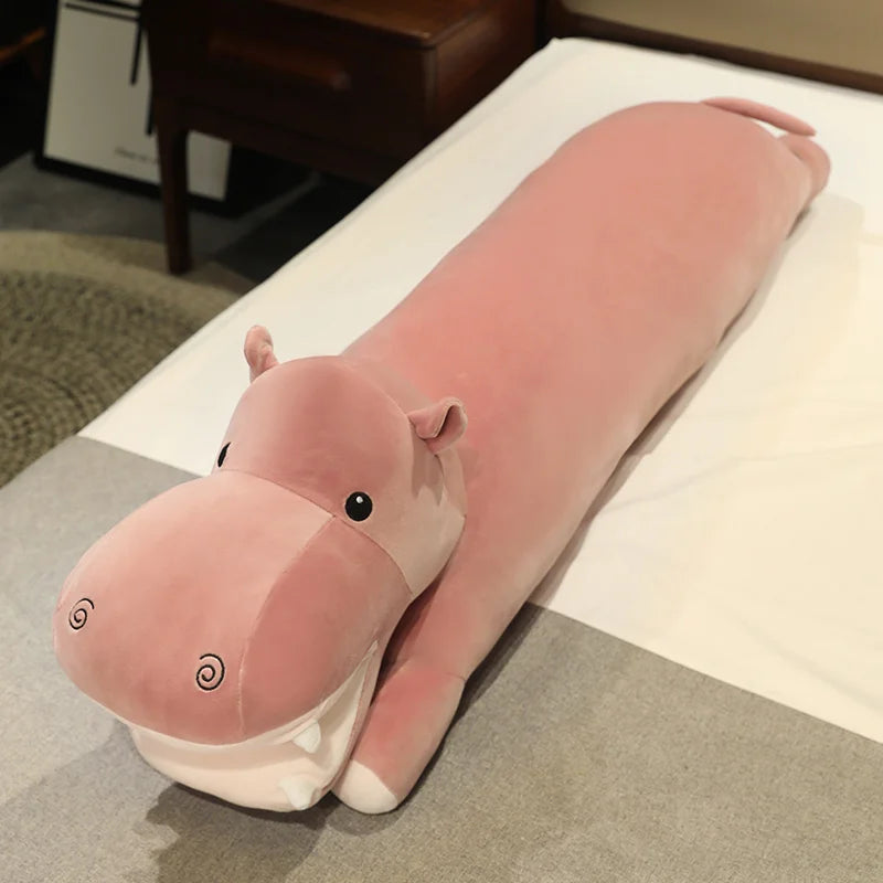 Humphrey the Giant Soft Kawaii Hippo Snuggle Plushie