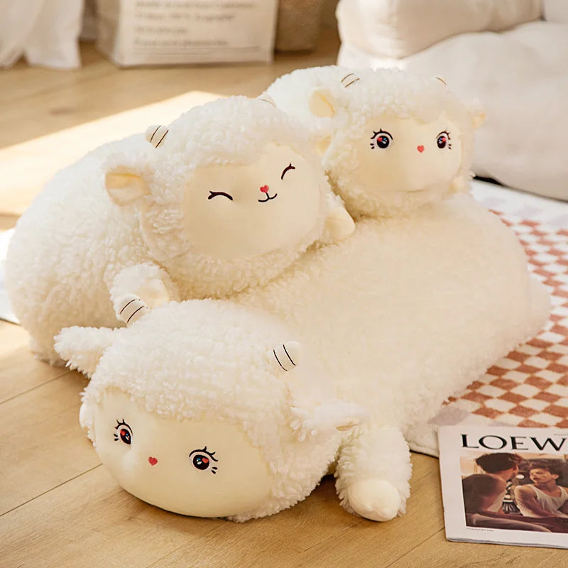 Woolly the Fluffy Kawaii Alpaca Sheep Appease Snuggle Pillow