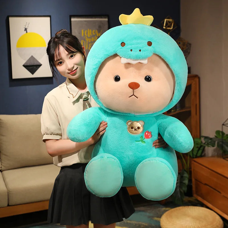 Kawaii Dressed-Up Pig Dino Bear Cosplay Plushie Collection