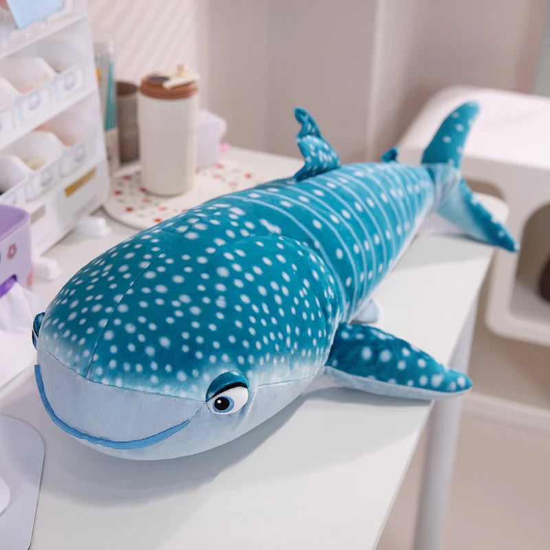Lifelike Ocean Whale & Shark Snuggle Plushie