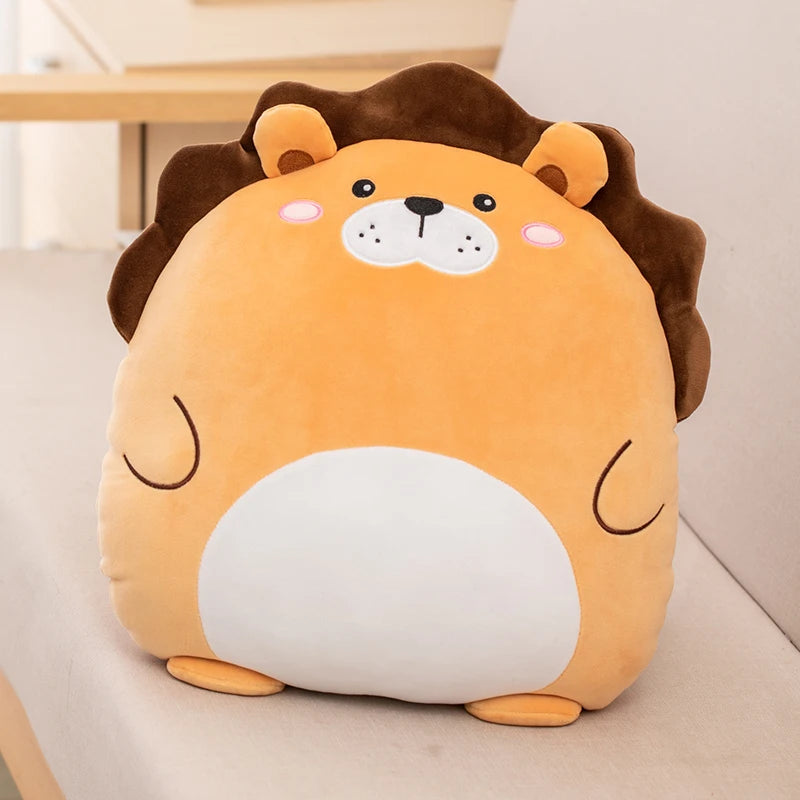Squishy Forest Animal 2-in-1 Flannel Blanket Plush