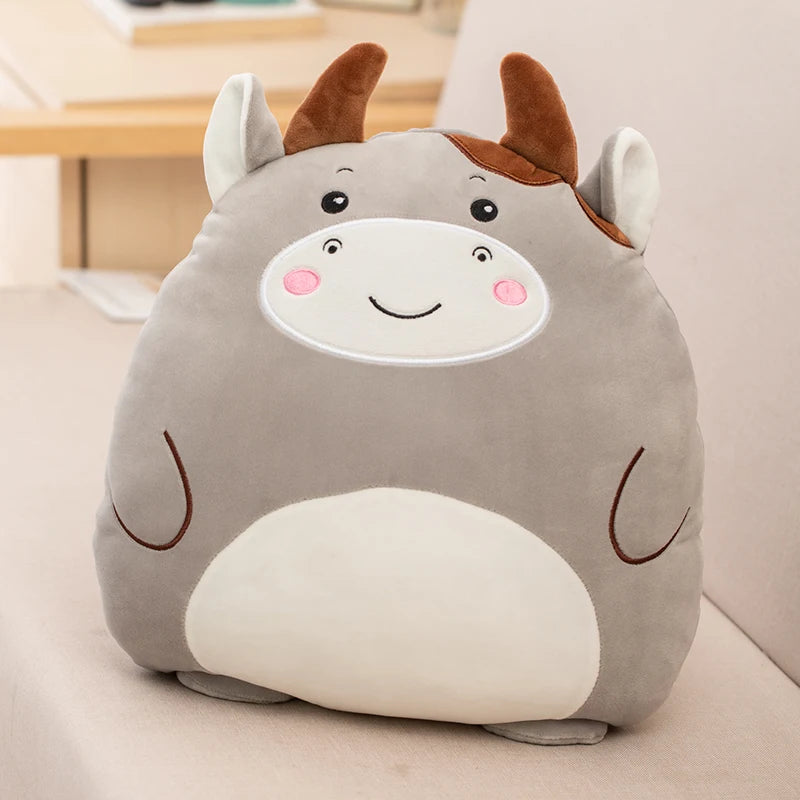 Squishy Forest Animal 2-in-1 Flannel Blanket Plush
