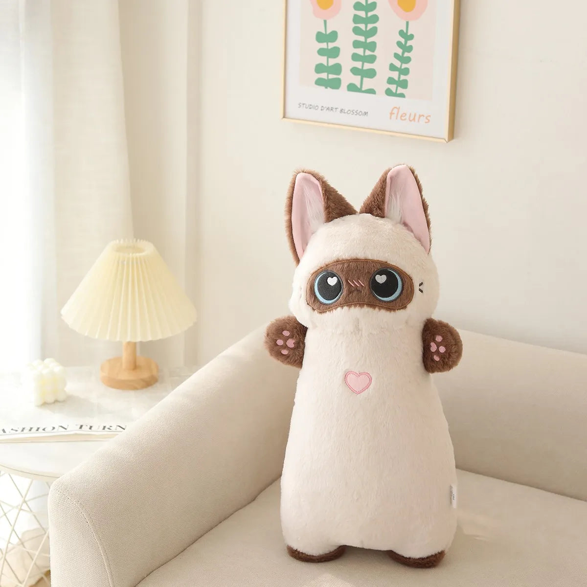 Noodle the Long Standing Siamese Snotty Pig Body Pillow
