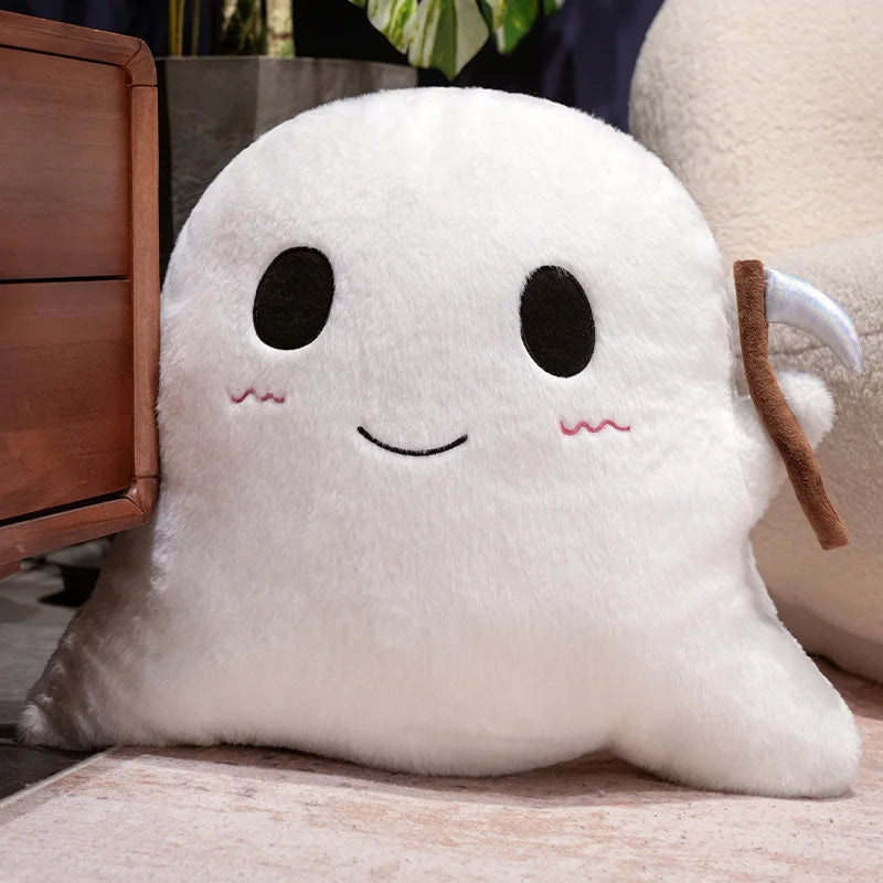 Spooky the Kawaii Halloween Ghost Grim Reaper Plushie