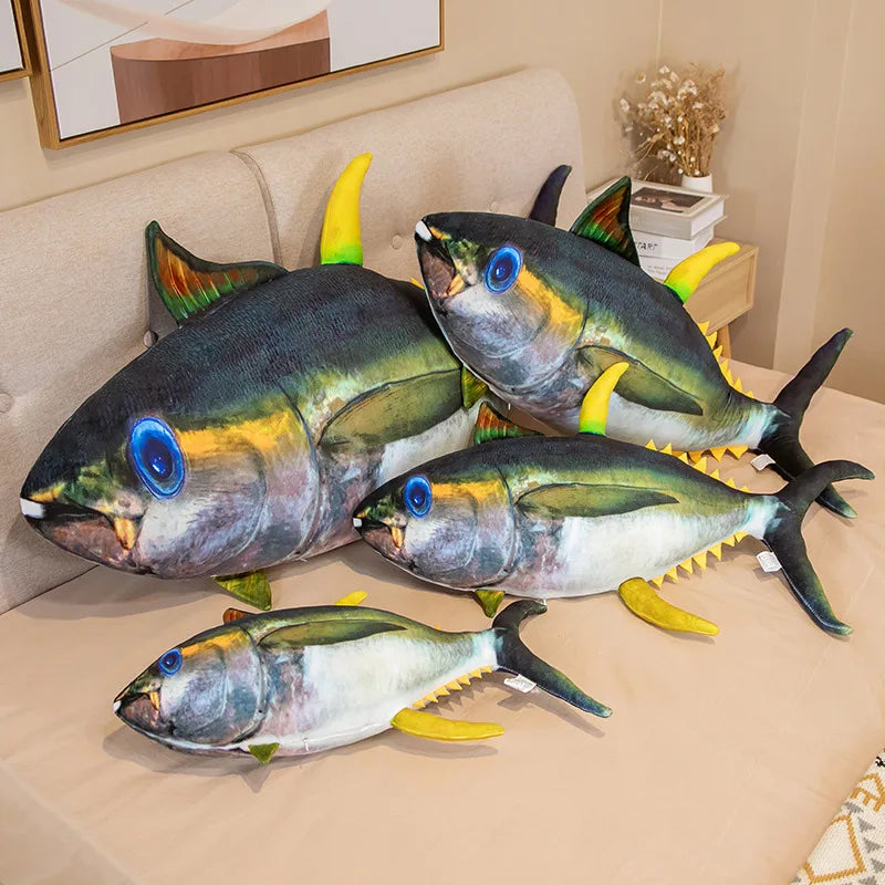 Tuna the Giant Kawaii Sea Fish Snuggle Plush Pillow