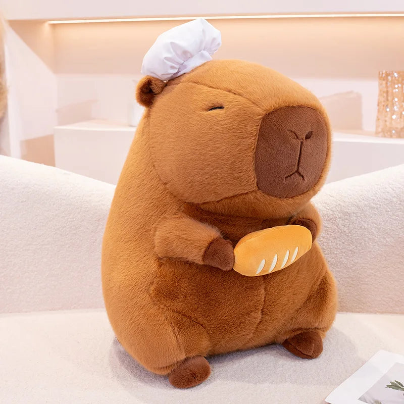 Capy the Kawaii Chef Hat Capybara Snuggle Plush
