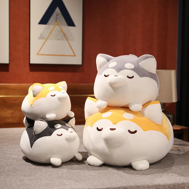 Shiba the Chonky Lying Fat Shiba Inu Sleeping Pillow