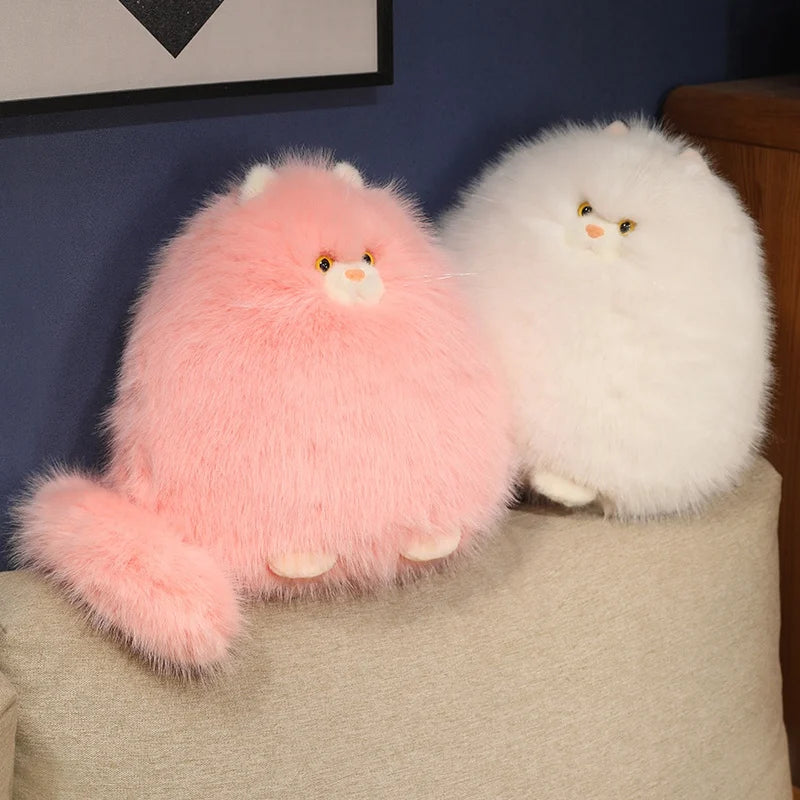 Velvety Soft Cat Snuggle Plush Pillow