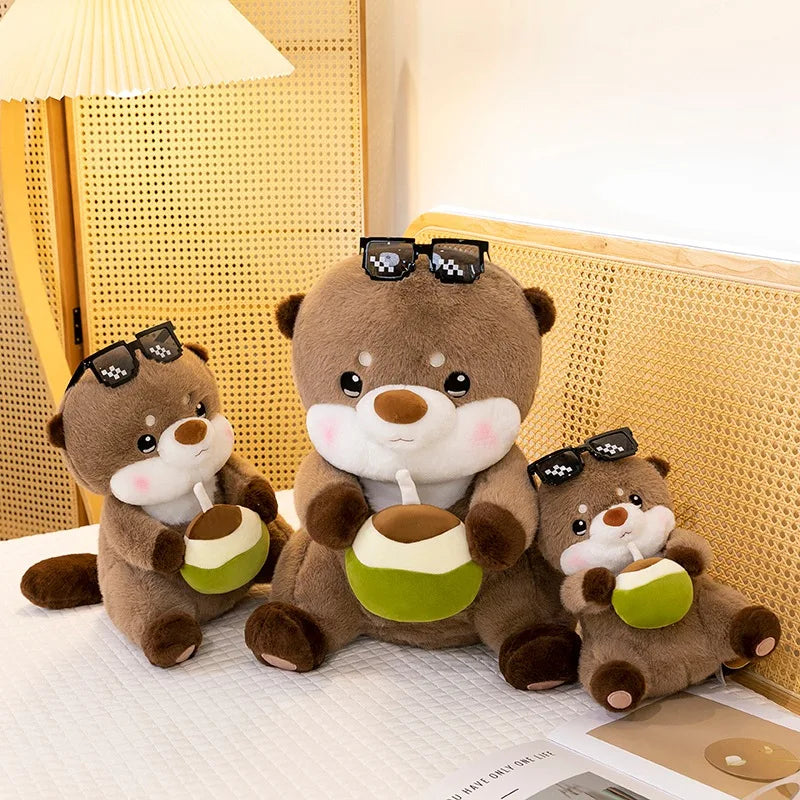 Ottie the Kawaii Lifelike Otter Hug Plush Pillow
