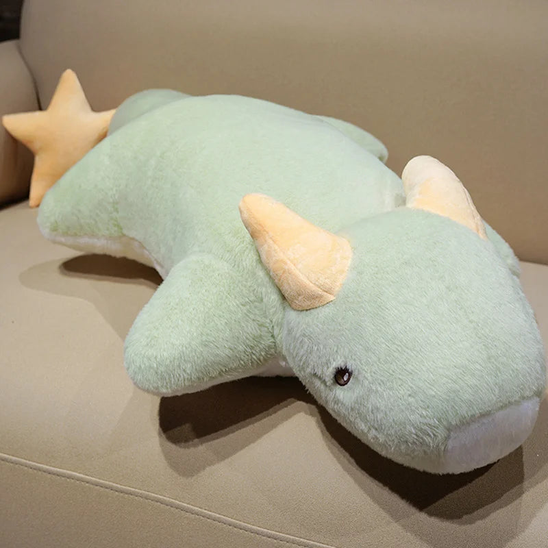 Drago the Giant Kawaii Star Dragon Dino Snuggle Plush Pillow