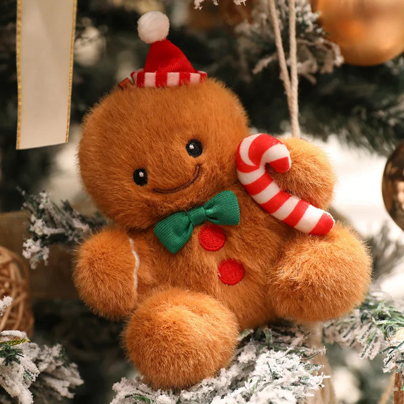 Jolly Christmas Squad Santa Gingerbread Tree Plushies