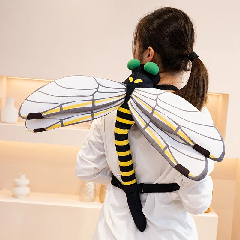 Drago the Kawaii Dragonfly Mantis Insect Backpack Plushie