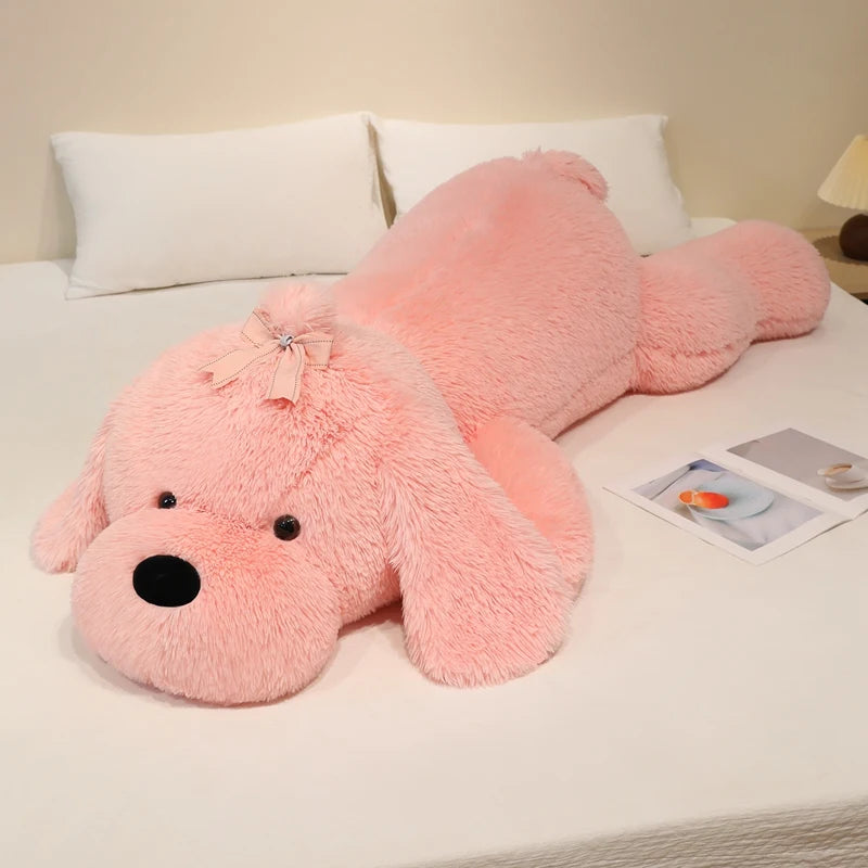 Giant Lying Puppy Kawaii Snuggle Plush Pillow